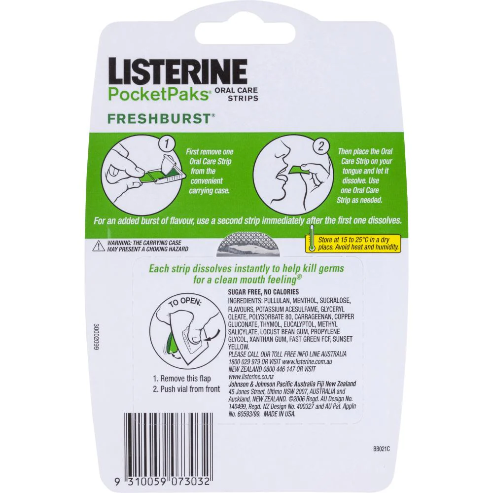 Listerine Freshburst Pocket 72pk - Image 2