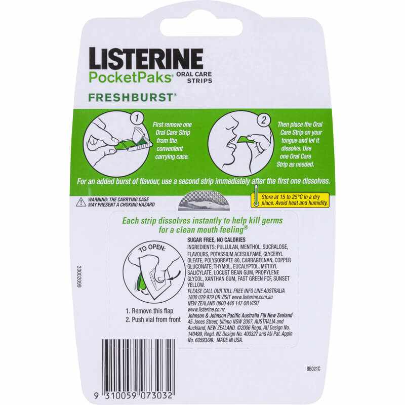 Listerine Freshburst Pocket 72pk - Image 3