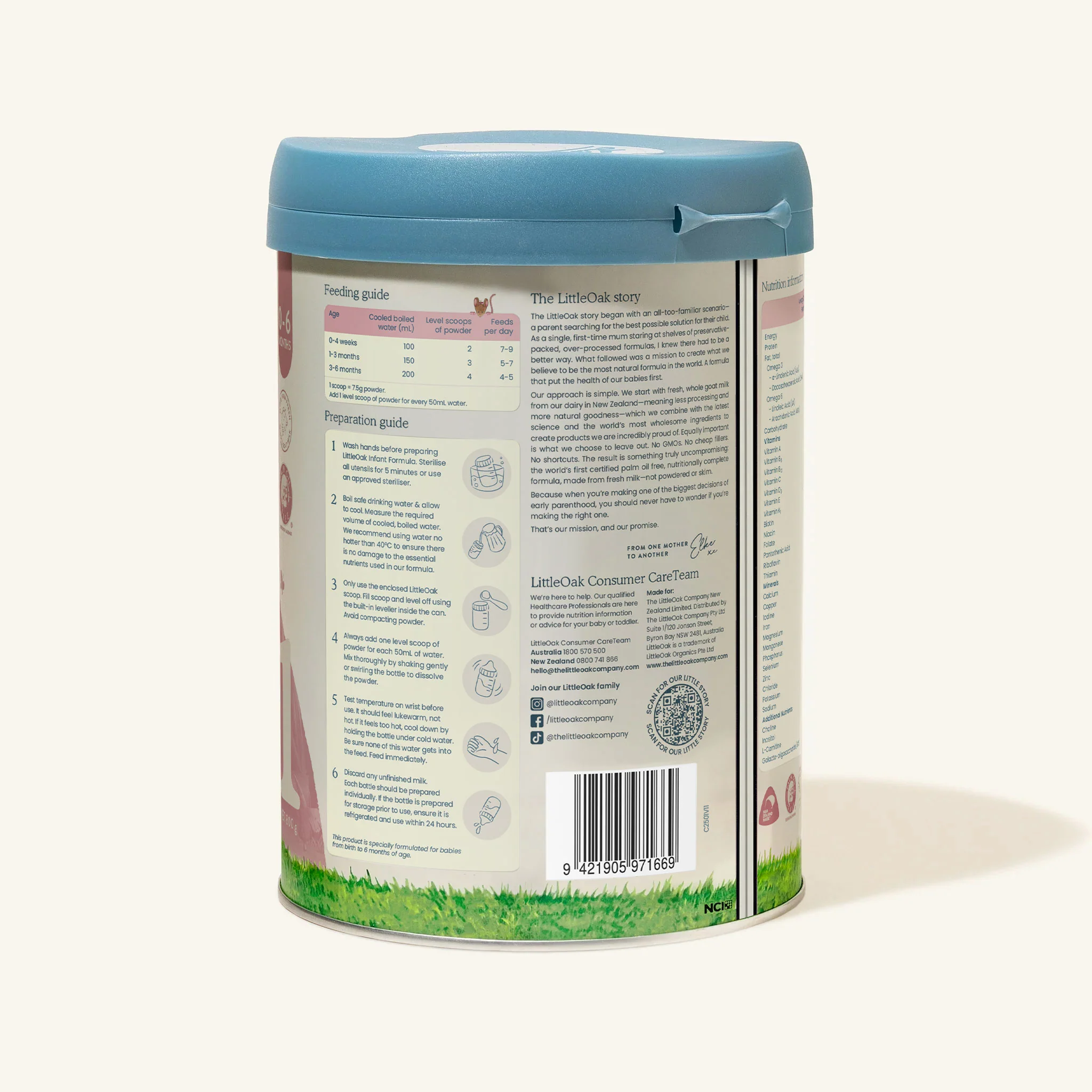 LittleOak Goat Milk Infant Formula 800g - Image 3