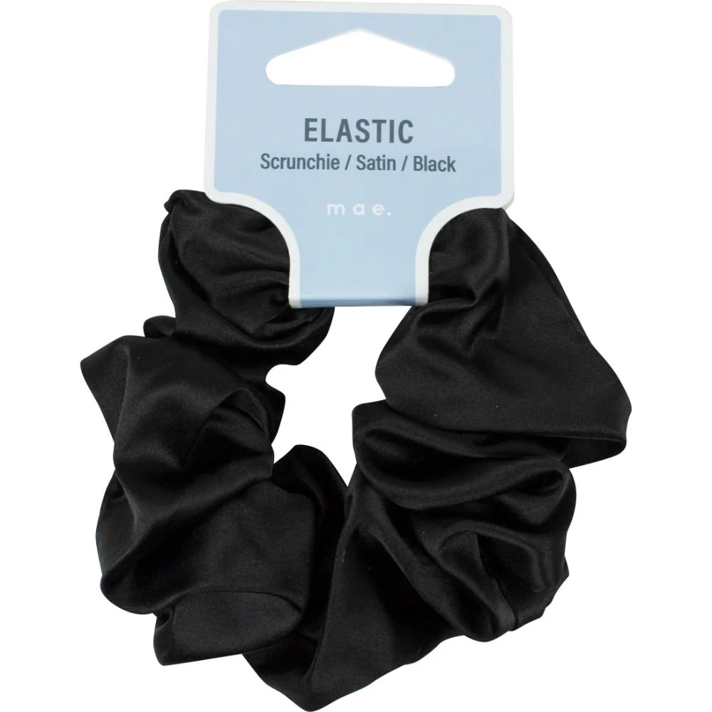 Mae Elast Scrunchie Black - Image 2