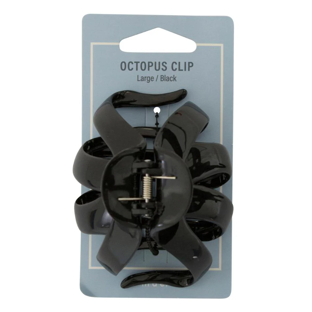 Mae Octopus Clip Large Black - Image 2