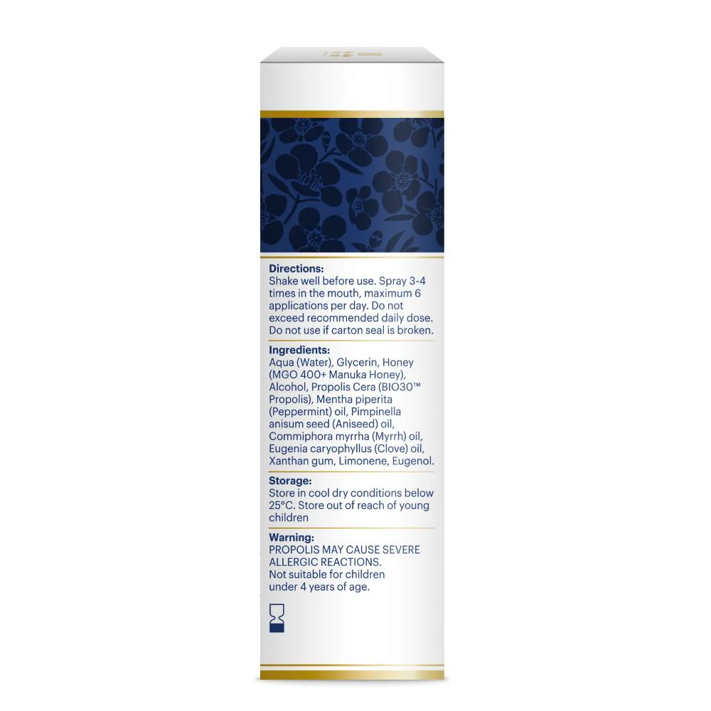 Manuka Health Manuka Honey and Propolis Oral Spray 20ml - Image 3