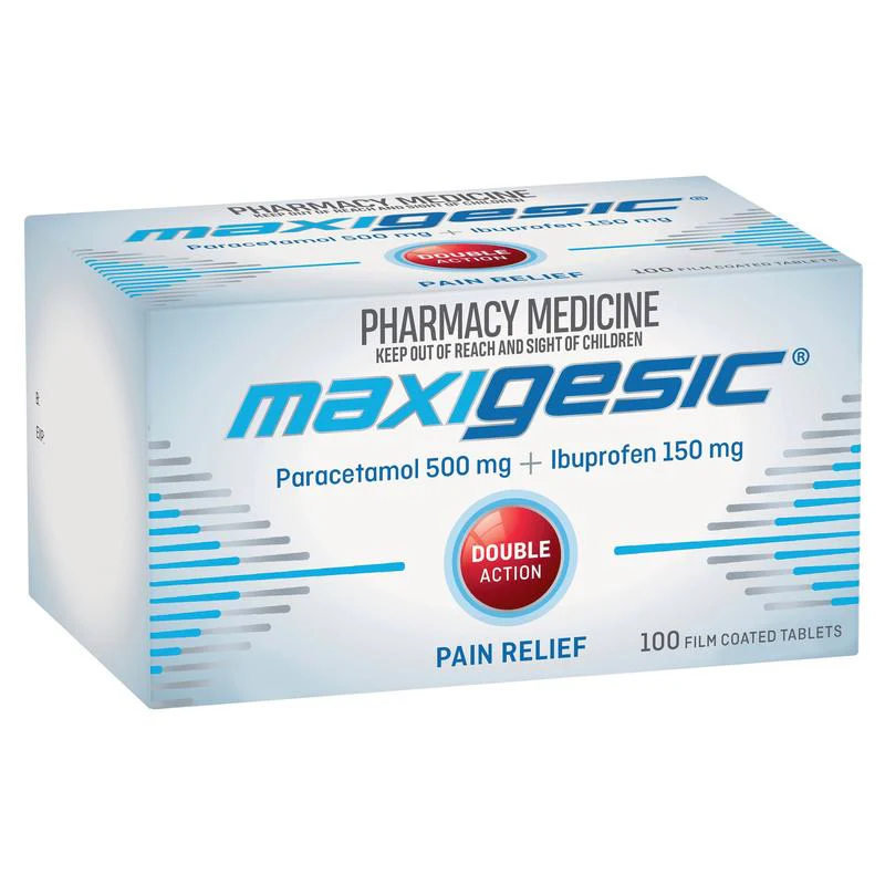Maxigesic Pain Relief Tablets 100s - Image 2