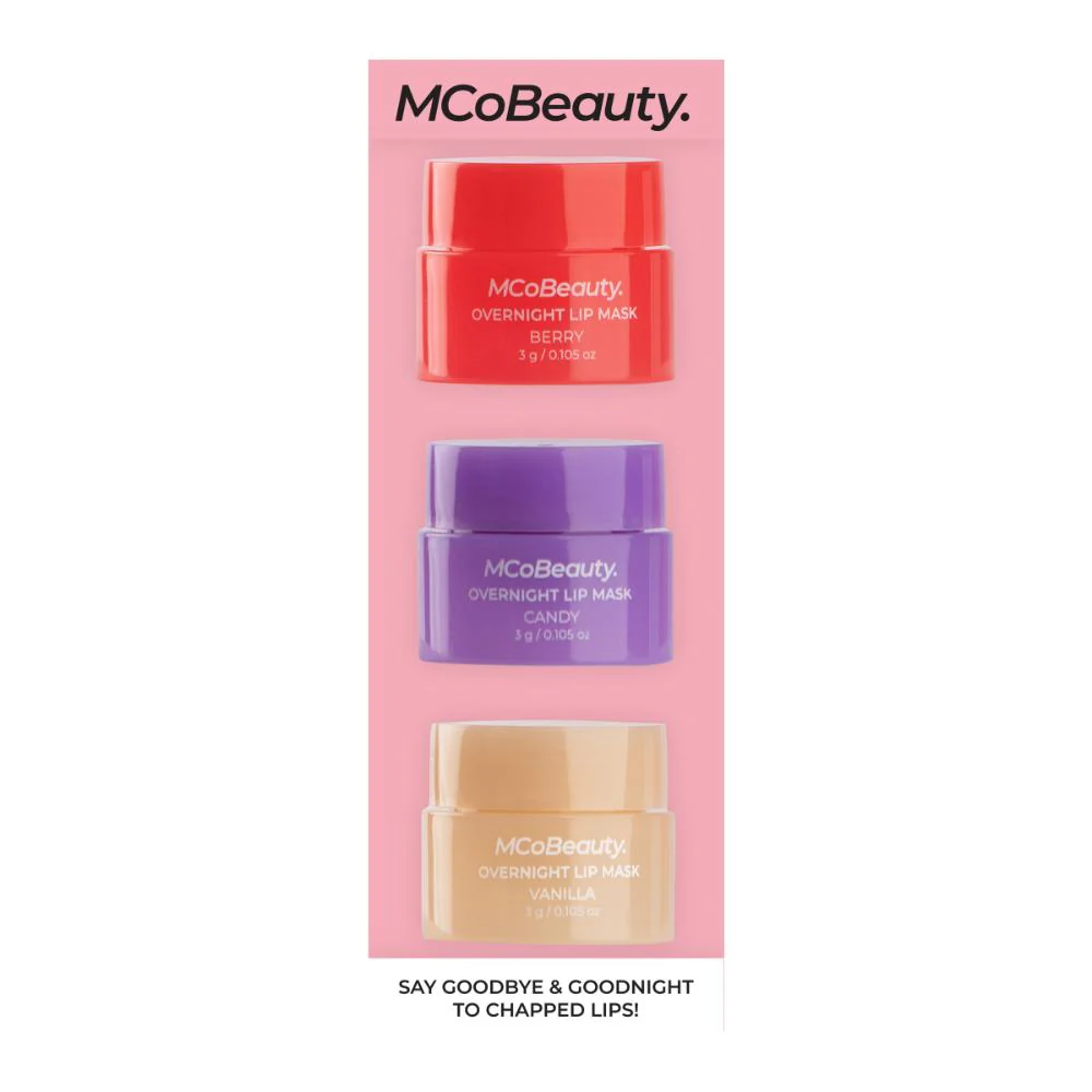 MCoBeauty Overnight Lip Mask Deluxe Trio 3g 3pk - Image 3