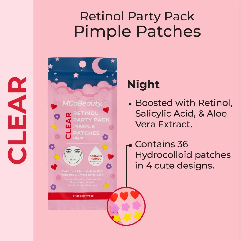 MCoBeauty Party Time Miracle Overnight Pimple Patches 36pk - Image 3