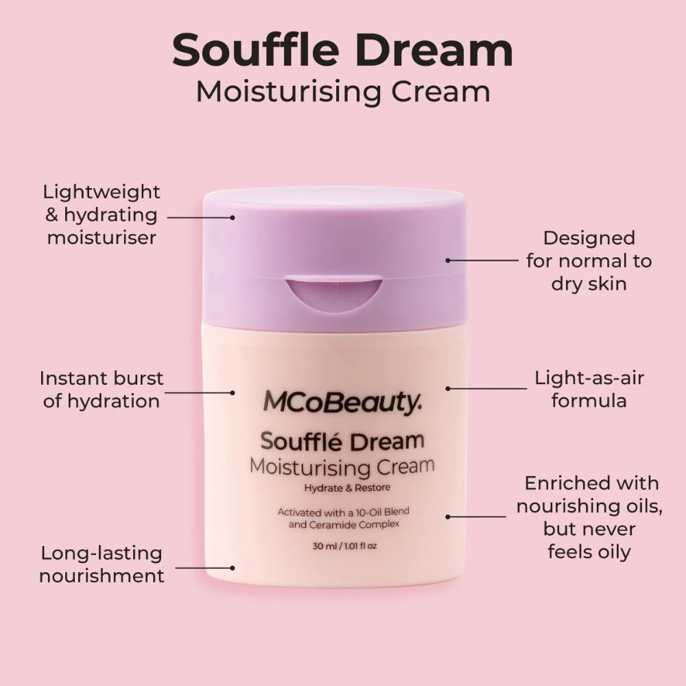 MCoBeauty Souffle Dream Moisturising Cream 30ml - Image 2