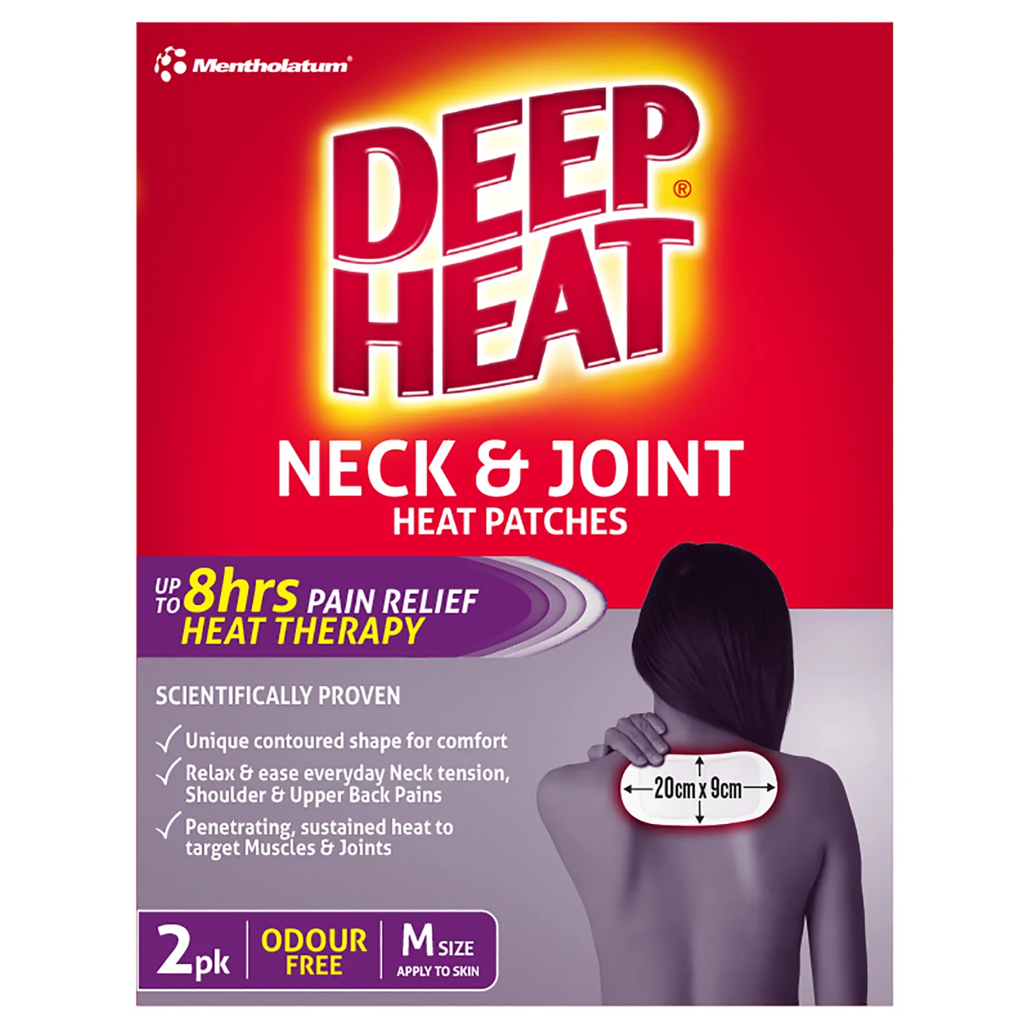 Mentholatum Deep Heat Neck & Joint Patch 2pk - Image 5