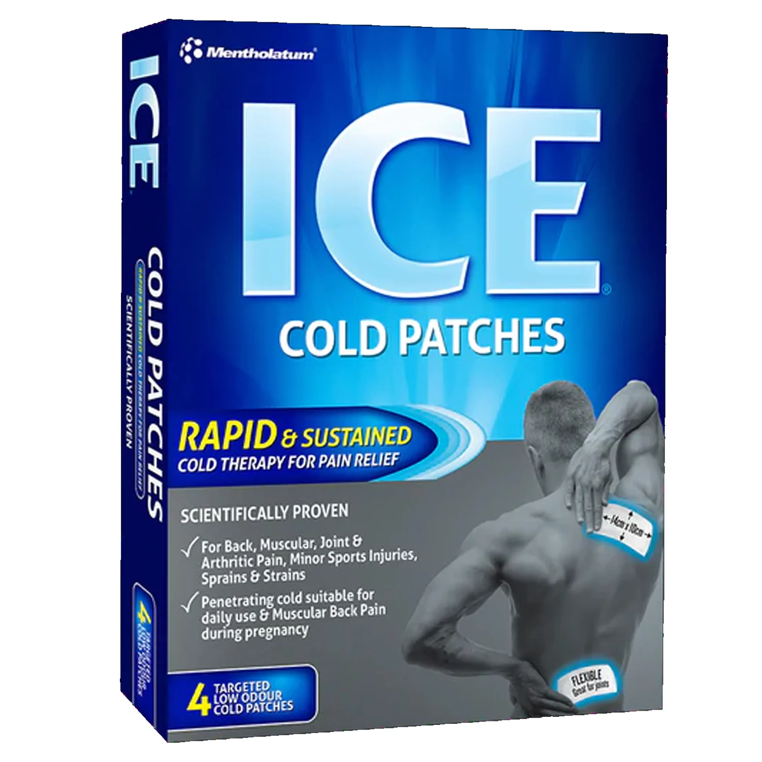 Mentholatum Ice Gel Cold Patch 4pk - Image 2