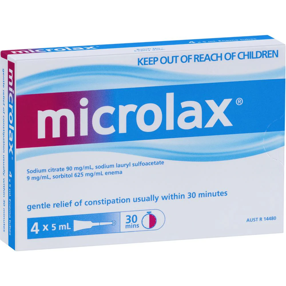 Microlax ENEMA OTC 5ML 4pk - Image 2