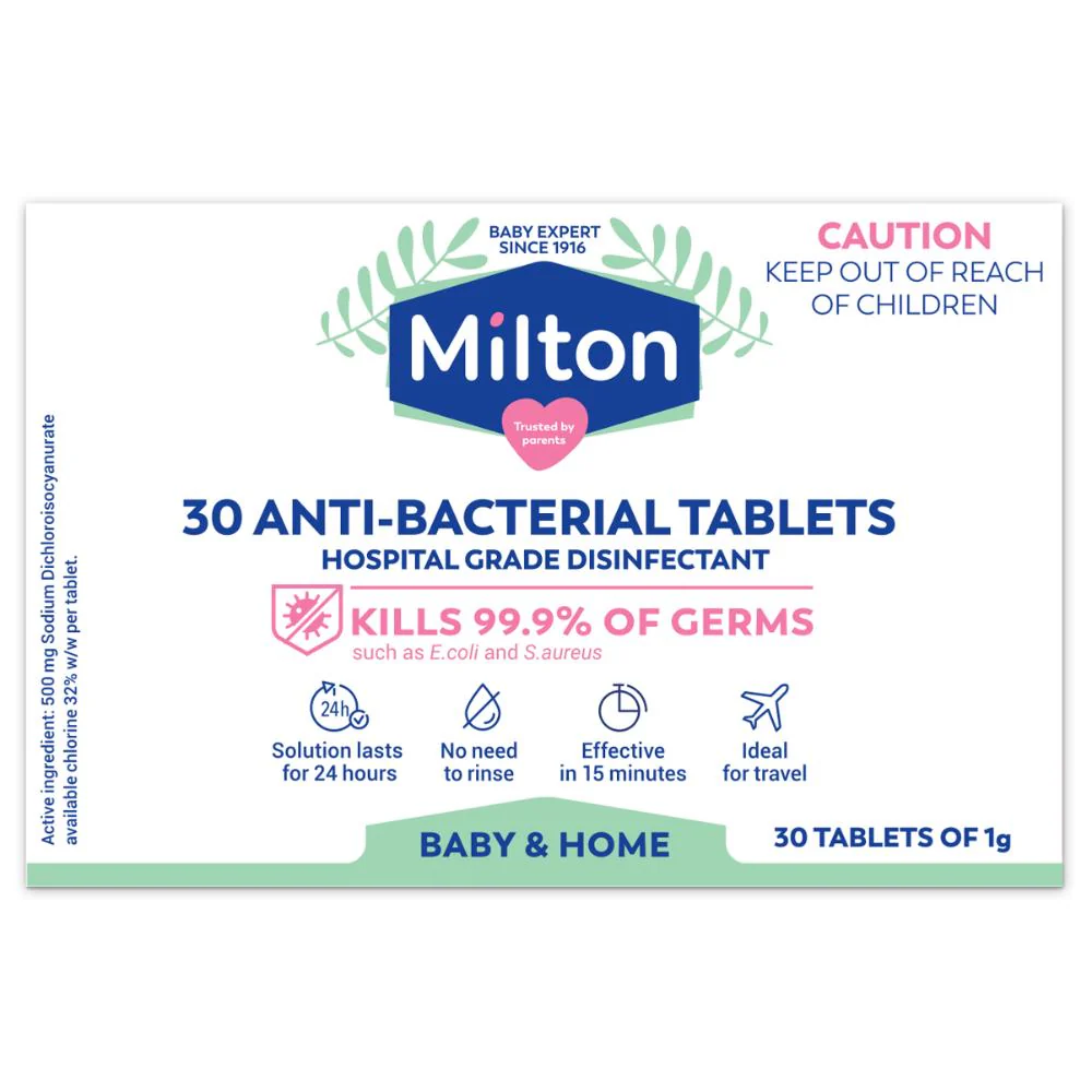 Milton Antibacterial Tablets 30pk - Image 5