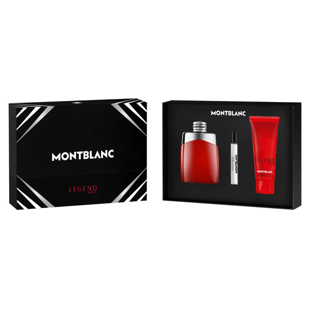 Montblanc Legend Red EDP 100ml Gift Set 3pcs