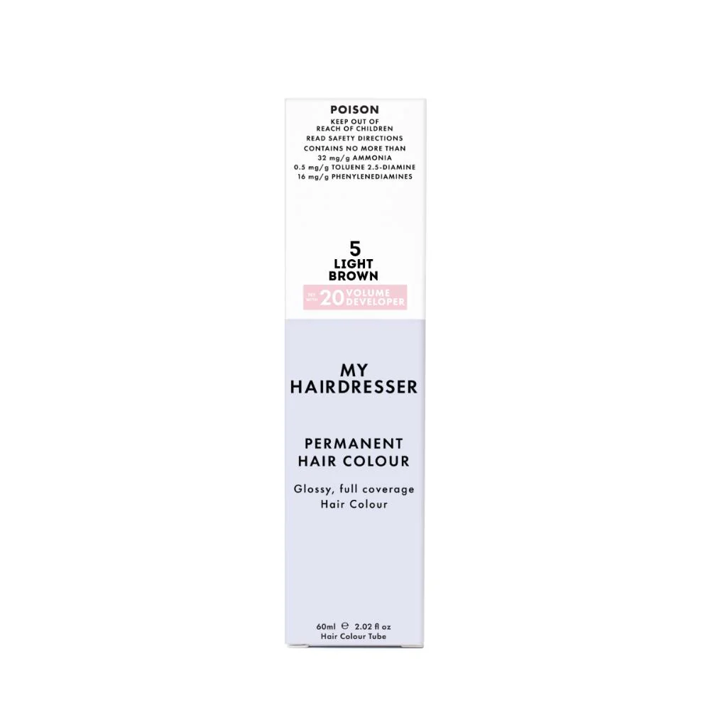 My Hairdresser Permanent Hair Colour 5.0 Light Brown 60g
