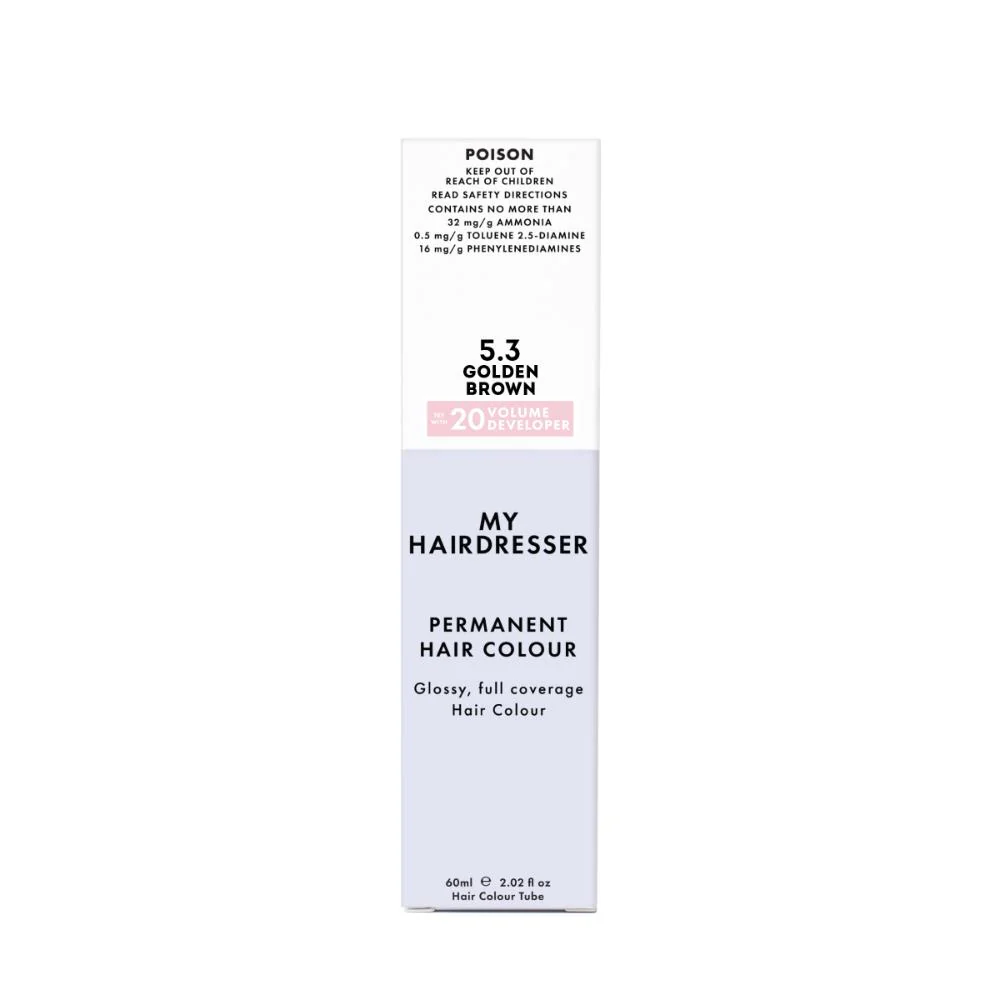 My Hairdresser Permanent Hair Colour Golden Brown 5.3 60g