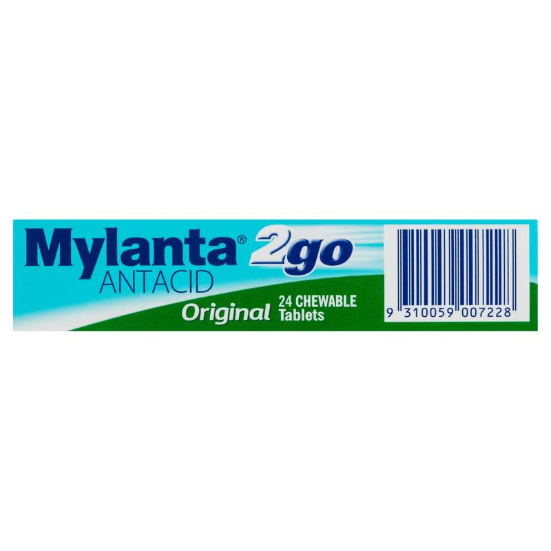 Mylanta 2 Go Original Tablets 24s - Image 7