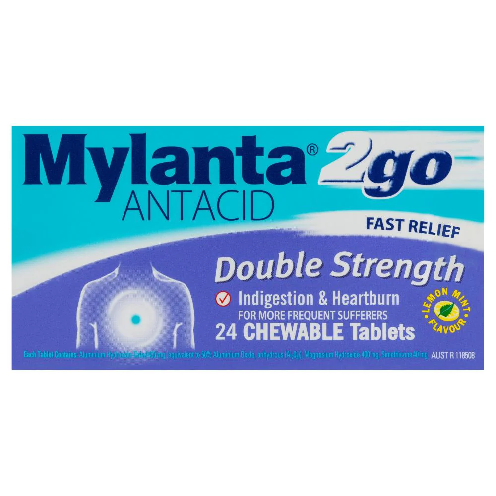 Mylanta 2Go Double Strength Tabs 24s - Image 3