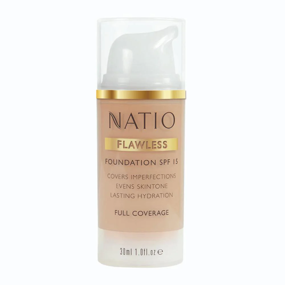 Natio Flawless Foundation SPF15 Light Medium