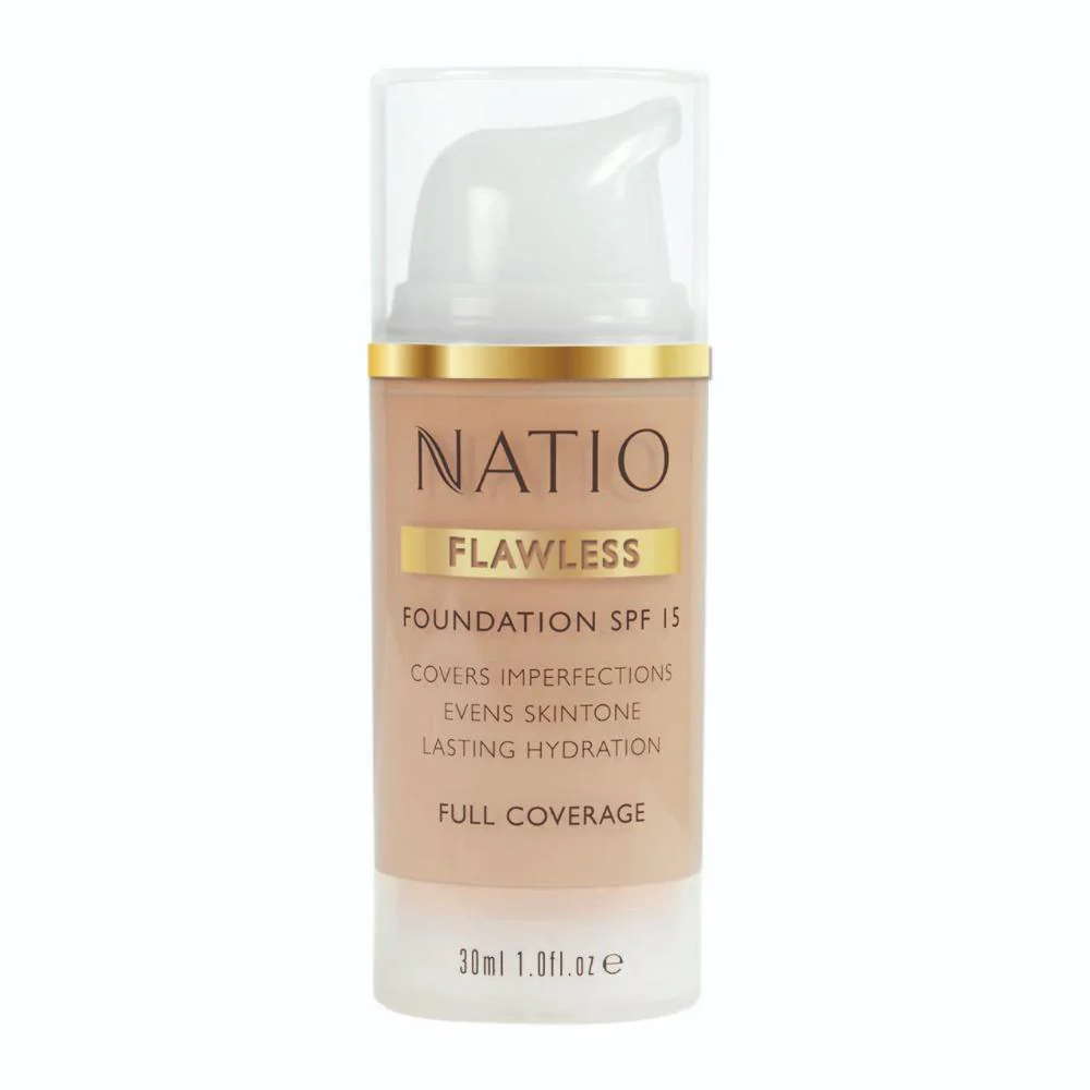 Natio Flawless Foundation SPF15 Light Medium - Image 2
