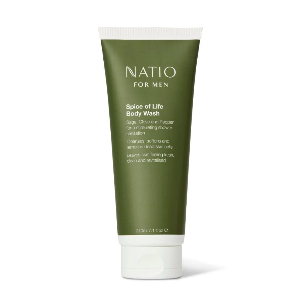 Natio Mens Spice Of Life Body Wash 210ml
