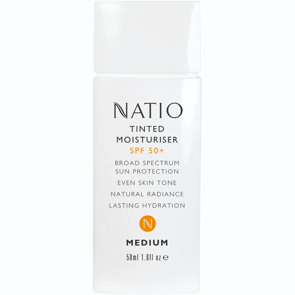 Natio Tinted Moisturiser SPF50+ Medium 50ml - Image 2
