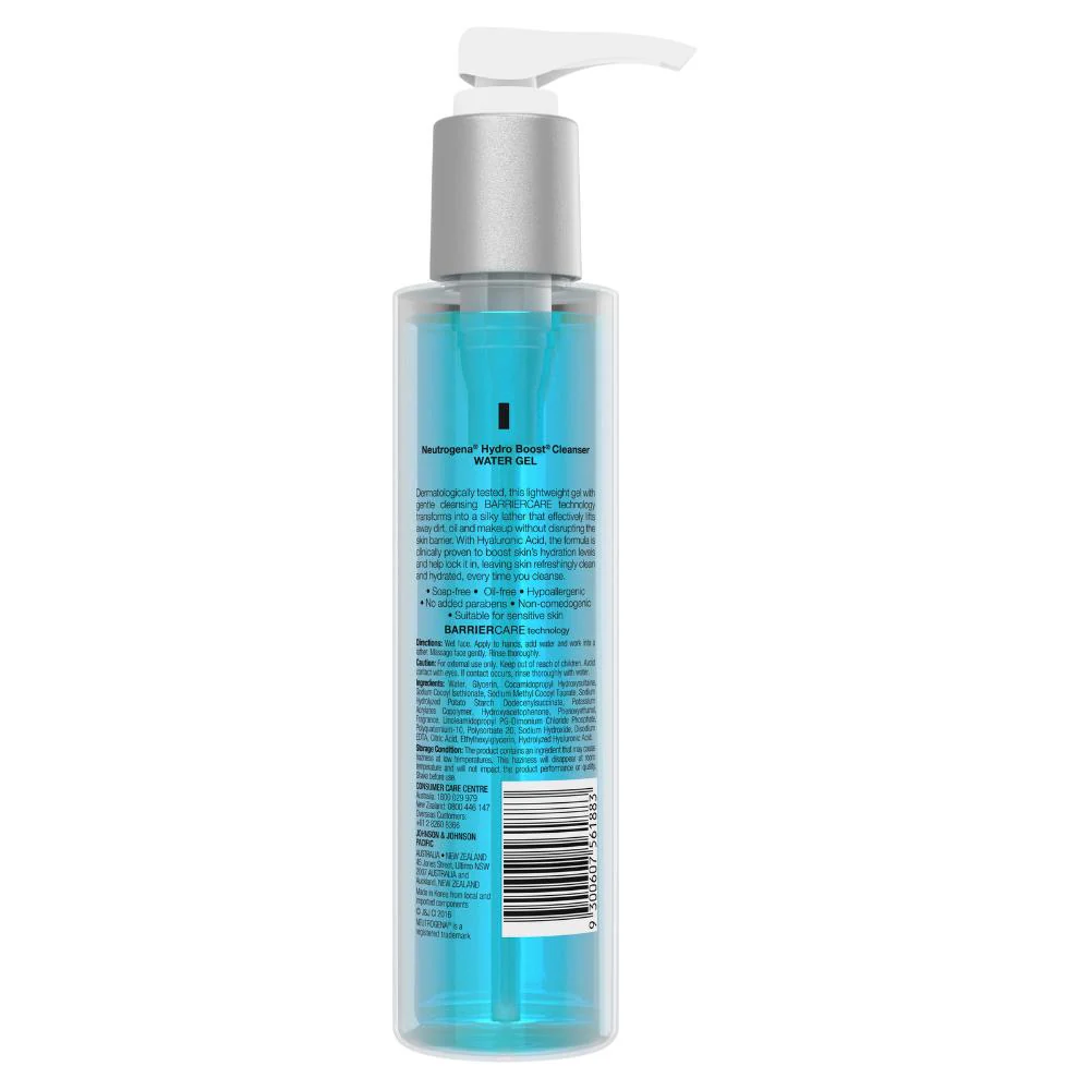 Neutrogena Hydro Boost Cleanser Water Gel 145ml - Image 4