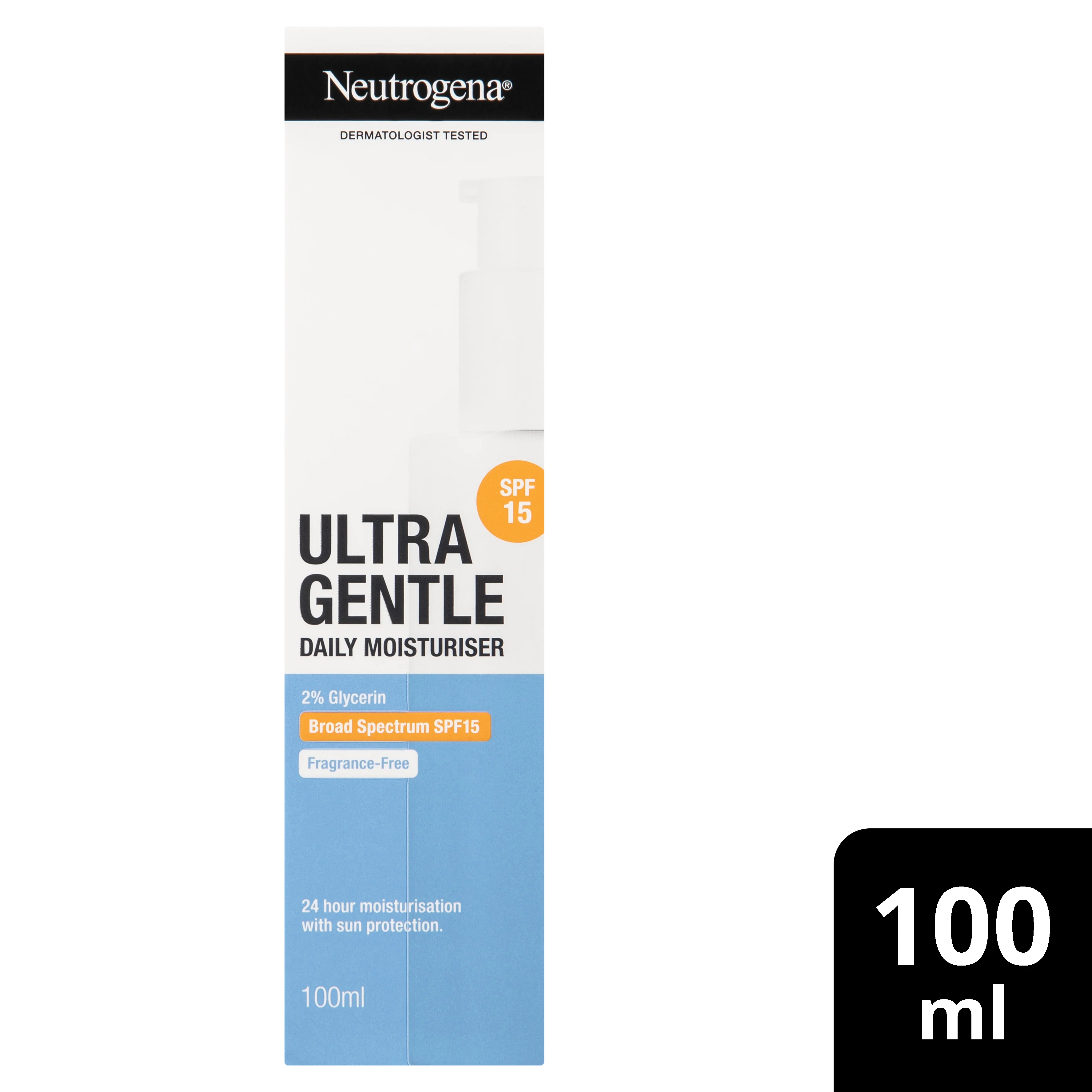 Neutrogena Ultra Gentle Moisturizer SPF15 100ml - Image 4