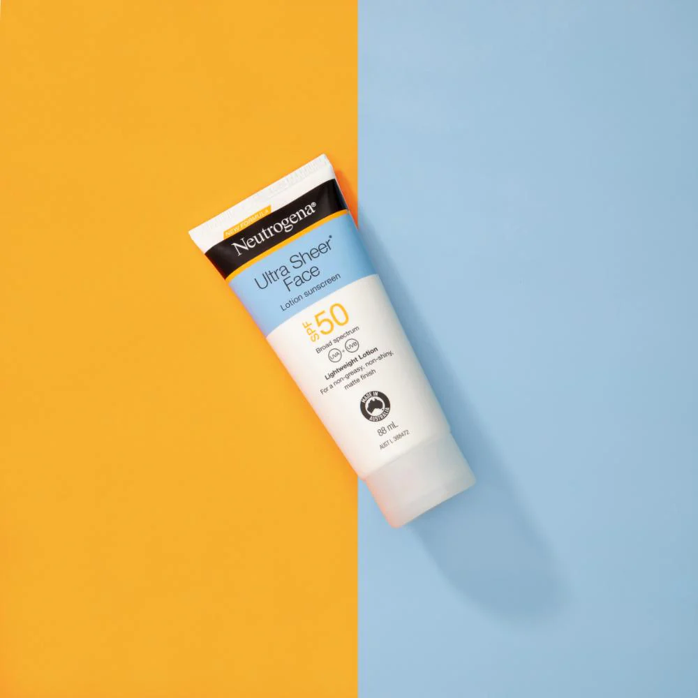 Neutrogena Ultra Sheer Face Lotion SPF50 88ml - Image 4