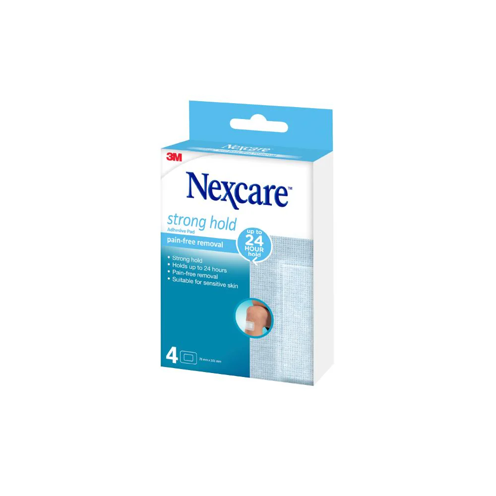 Nexcare Strong Hold Adhesive Pad 4pk - Image 2
