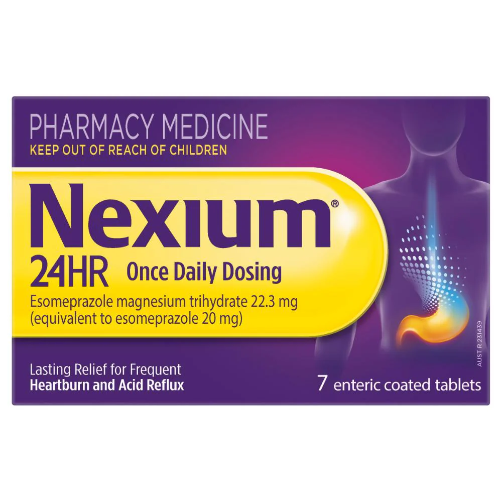 Nexium 20mg Tablets 7s