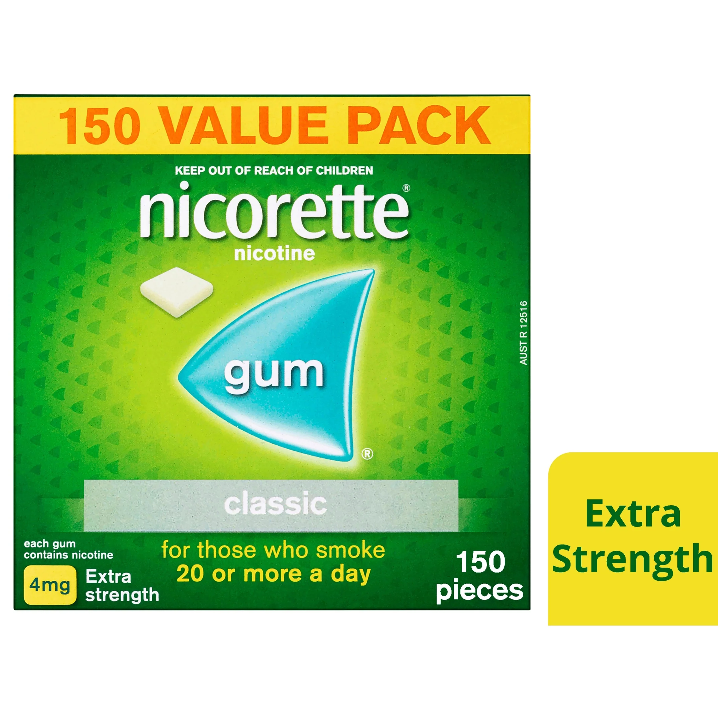 Nicorette Gum Classic 4mg 150s - Image 2