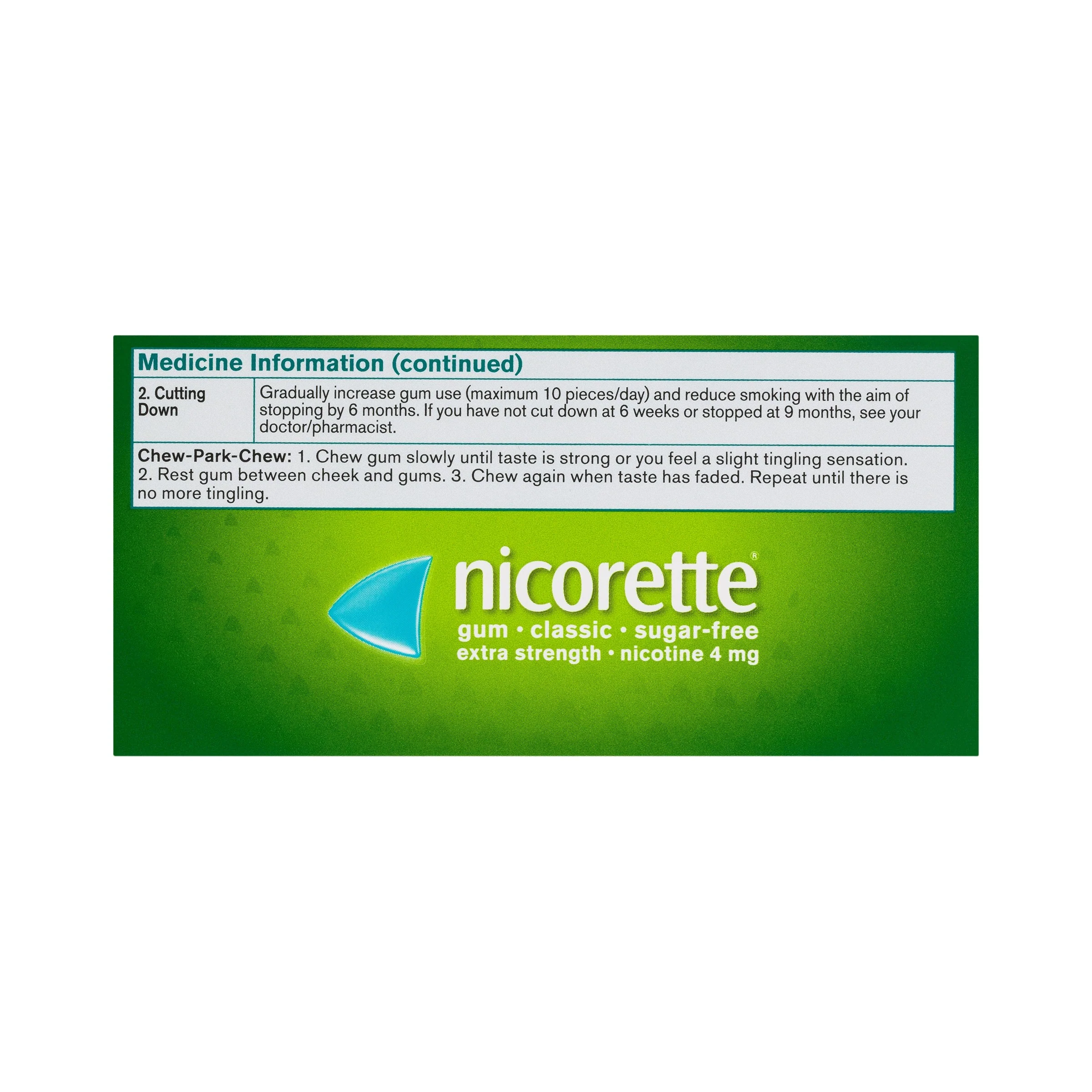 Nicorette Gum Classic 4mg 75s - Image 4