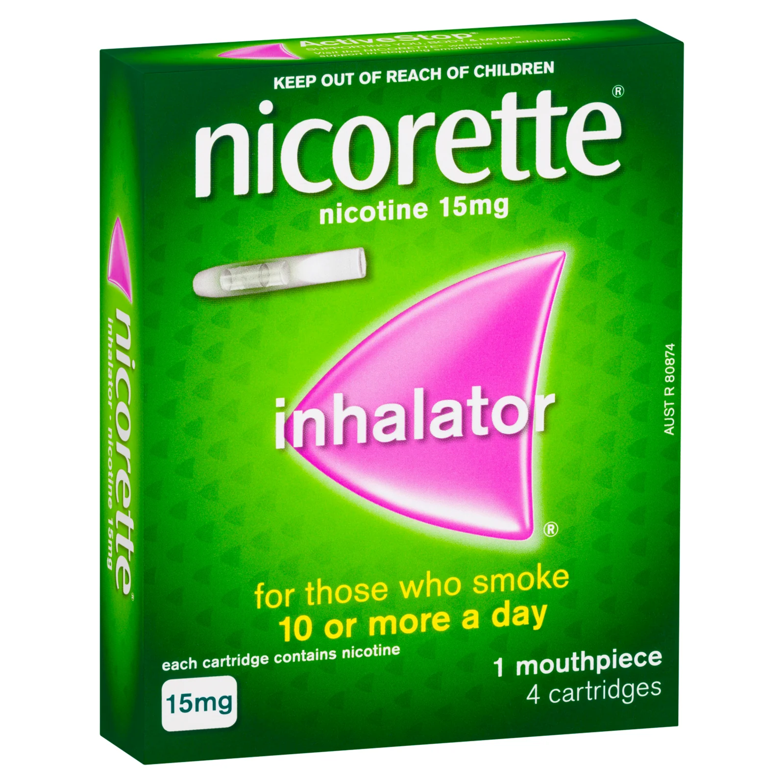 Nicorette Inhalator 15mg 4pk
