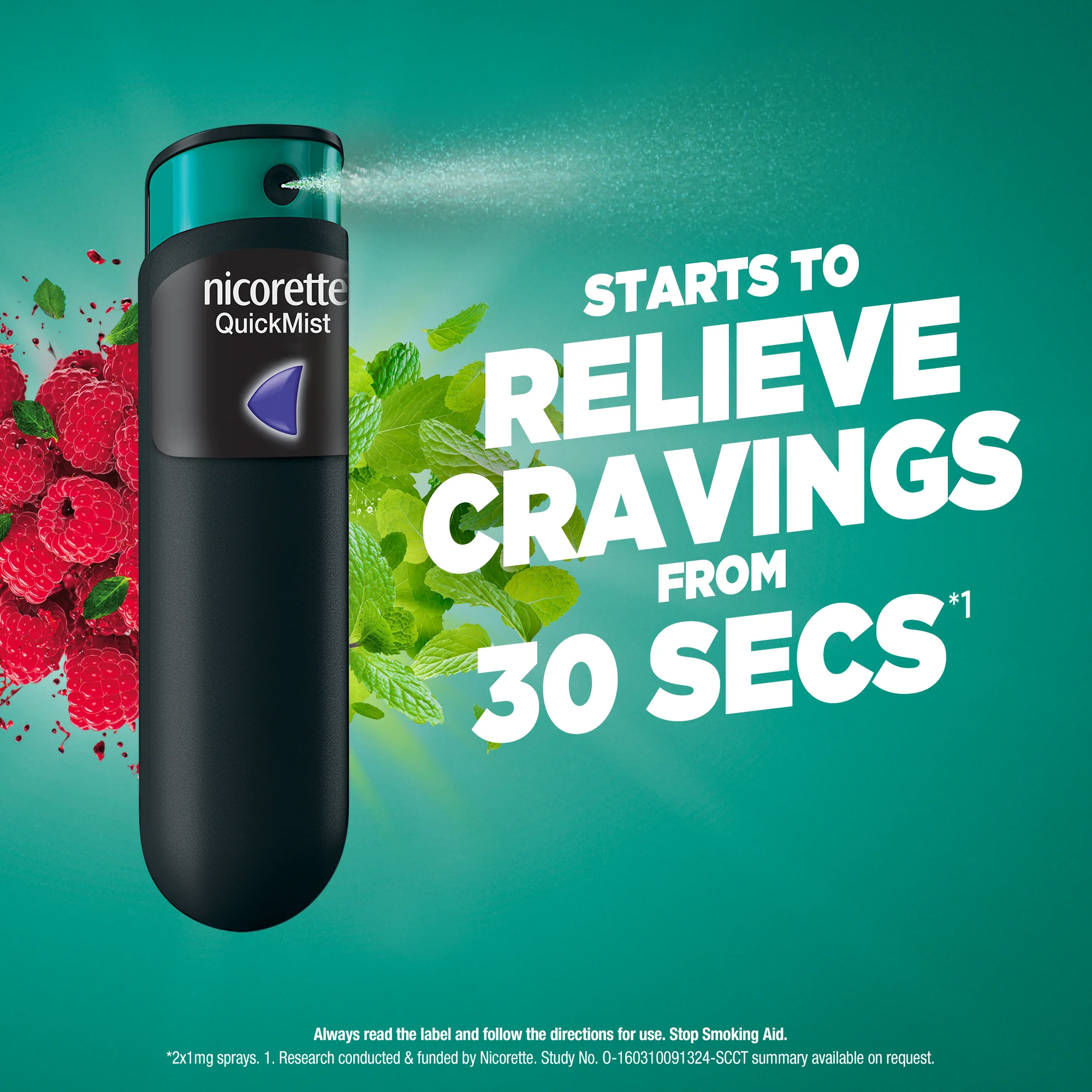 Nicorette Quickmist Berry Spray 2pk - Image 4