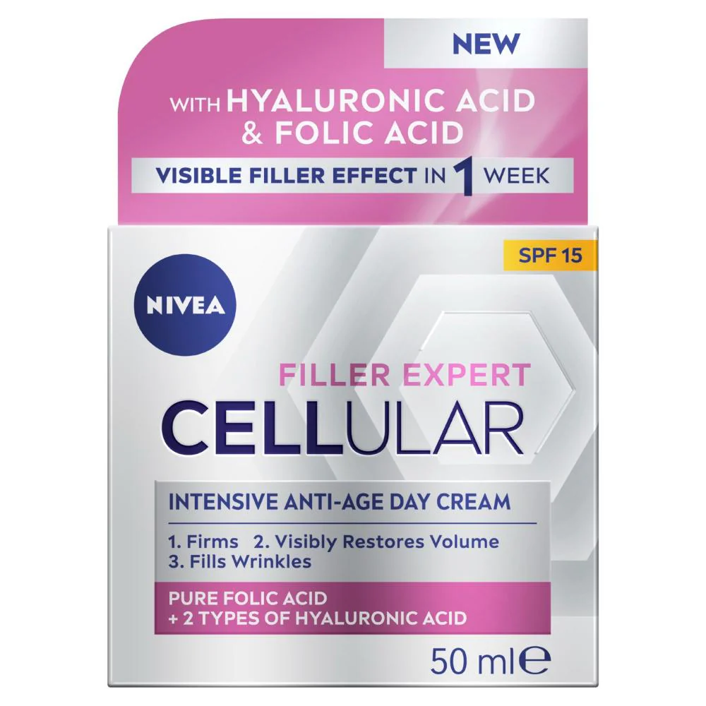 Nivea Cellular Expert Filler Day Cream SPF15 50ml - Image 2