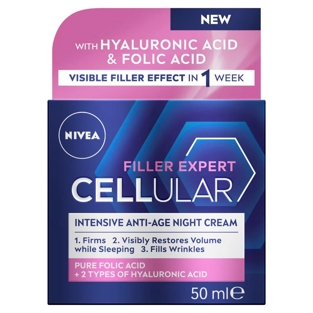 Nivea Cellular Expert Filler Night Cream 50ml - Image 2