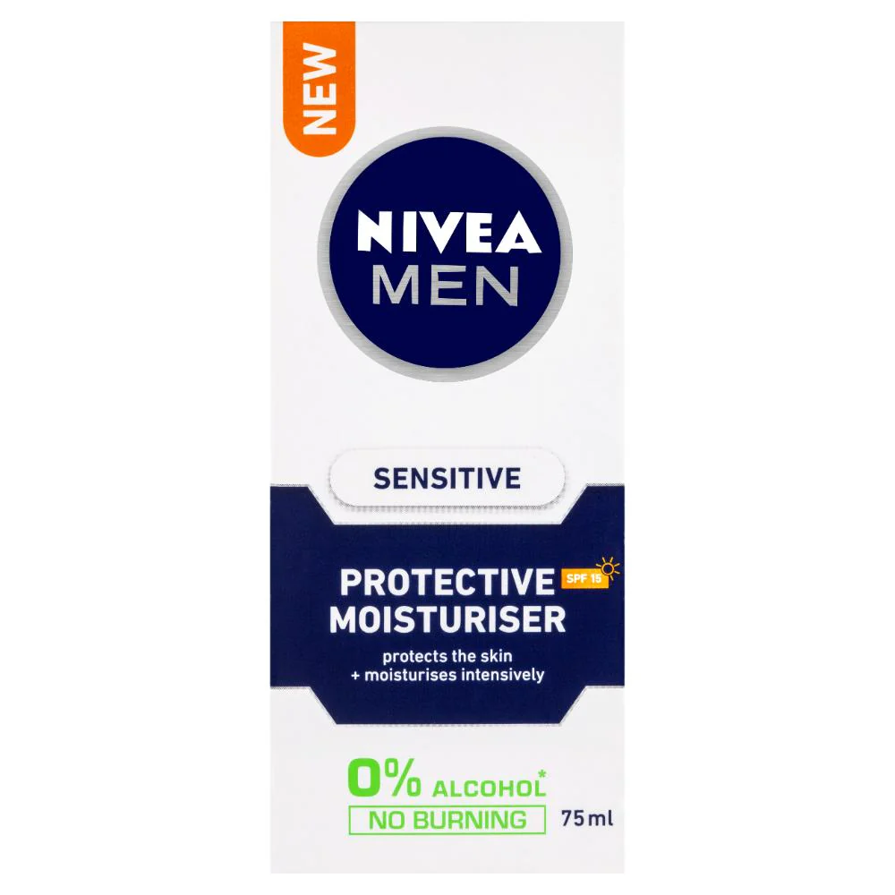 Nivea Men Sensitive Protective Moisturiser SPF15 75ml - Image 3