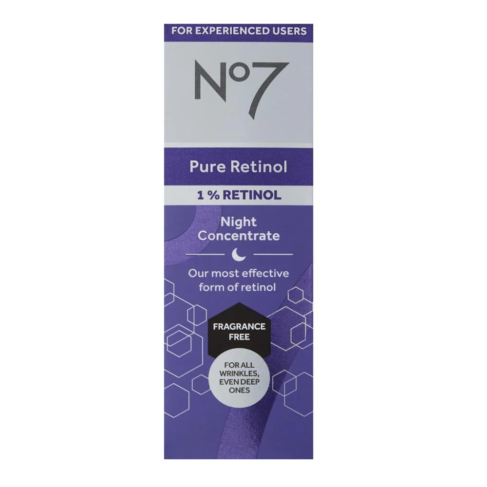 No7 1% Pure Retinol Night Concentrate 30ml