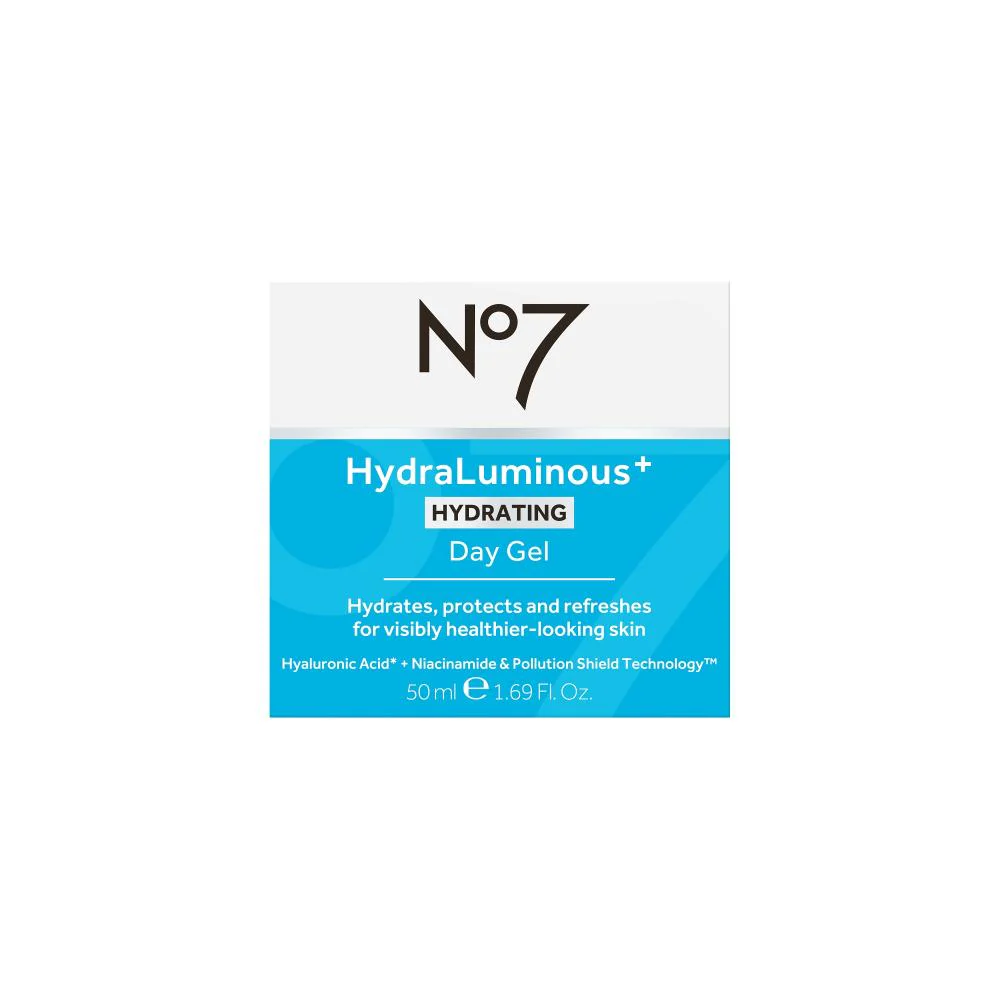 No7 HydraLuminous+ Hydrating Day Gel 50ml - Image 6