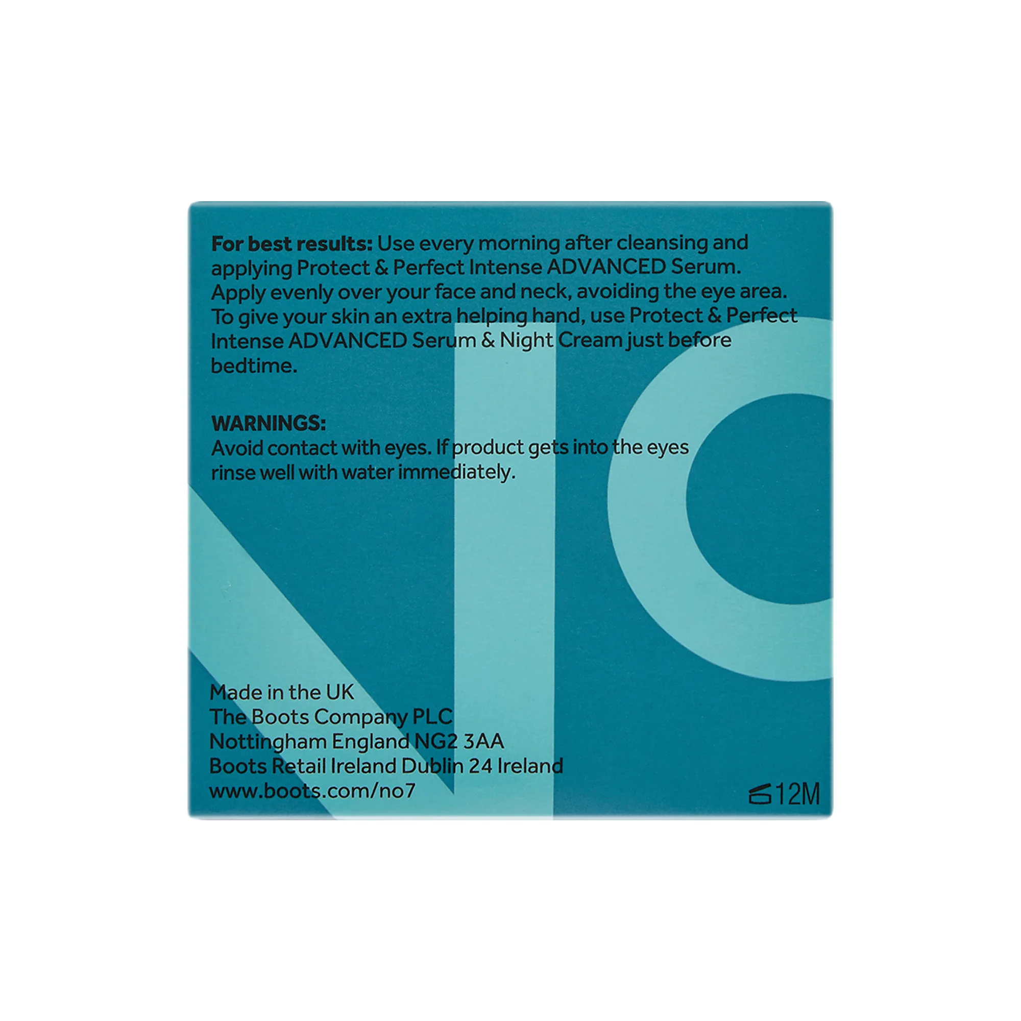 No7 Protect & Perfect Intense Advanced Day Cream SPF15 50ml - Image 7