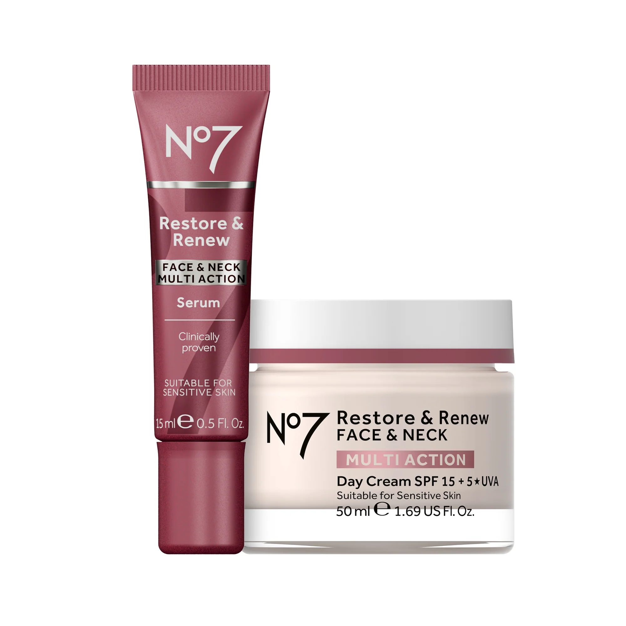 No7 Restore & Renew Duo Set 2pcs - Image 4