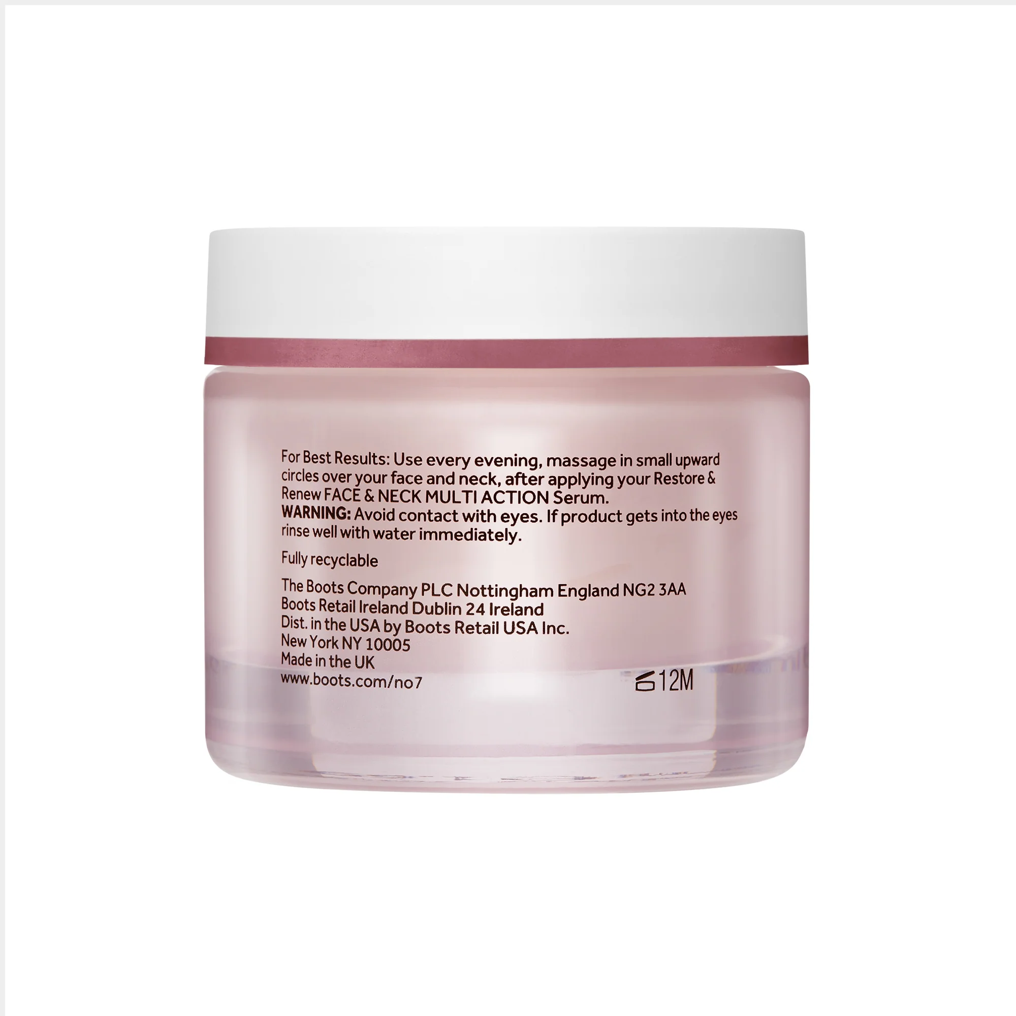 No7 Restore & Renew Face & Neck Multi Action Night Cream 50ml - Image 7