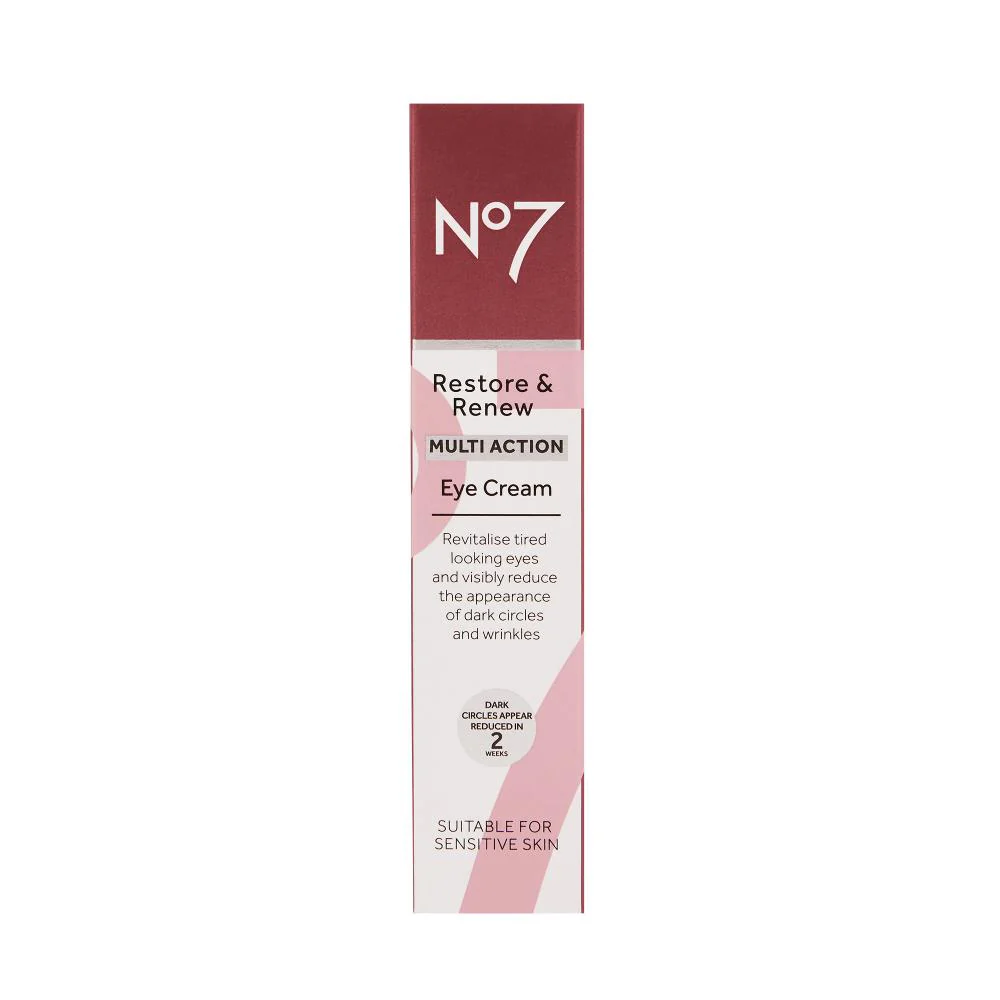 No7 Restore & Renew Multi Action Eye Cream 15ml - Image 15