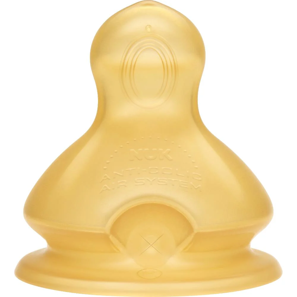 Nuk FC+ Latex Teat 0-6 months Medium hole 2pk - Image 2
