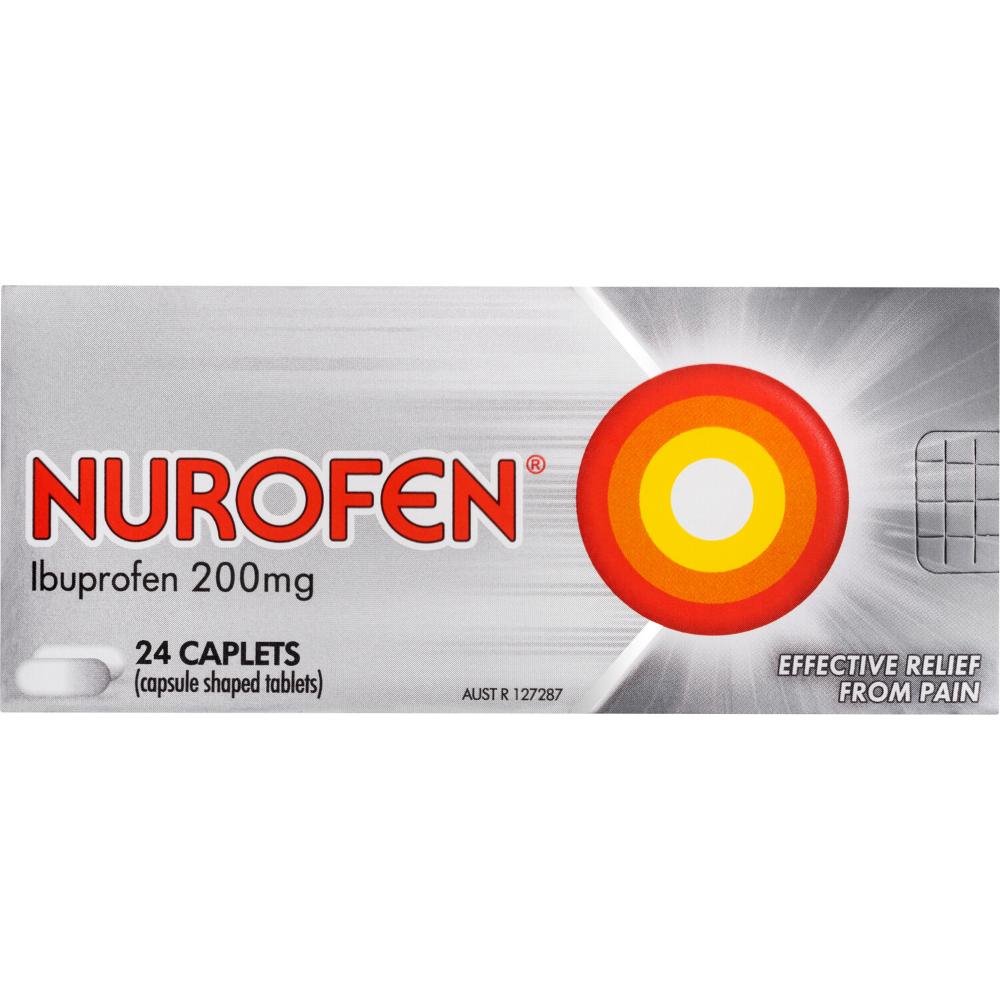 Nurofen Caplets 200mg 24s - Image 2