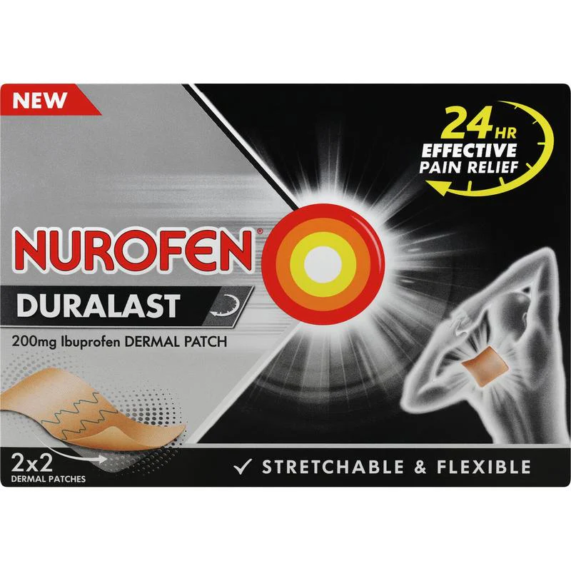 Nurofen Duralast 200mg Dermal Patch 4pk - Image 5