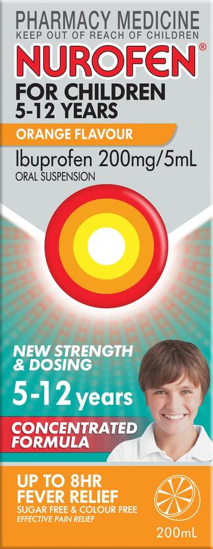 Nurofen For Children 5-12 Years Orange 200ml - Image 2
