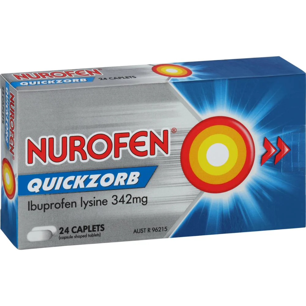 Nurofen Quickzorb Caplets 24s