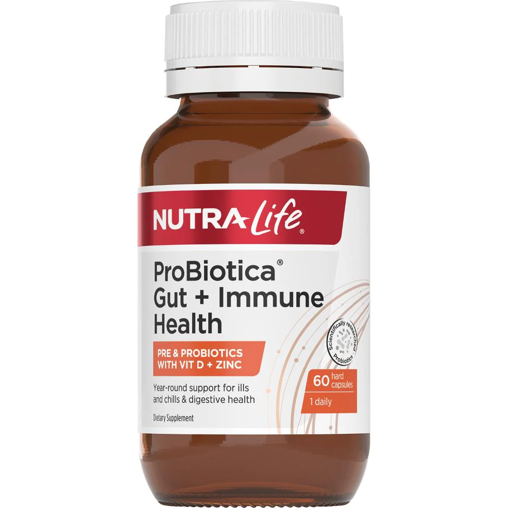 Nutra-Life ProBiotica Gut + Immune Health Capsules 60s