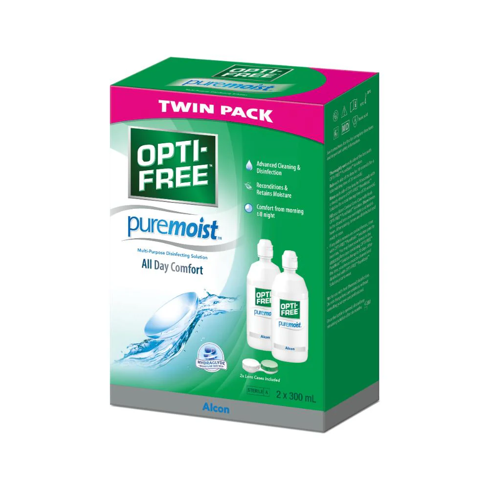 Opti-Free PureMoist Twin Pack 300ml 2pk - Image 5