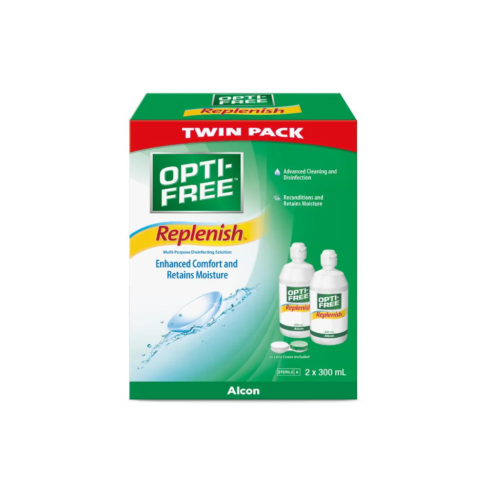 Opti-Free Replenish Twn Pk 300ml 2pk - Image 4