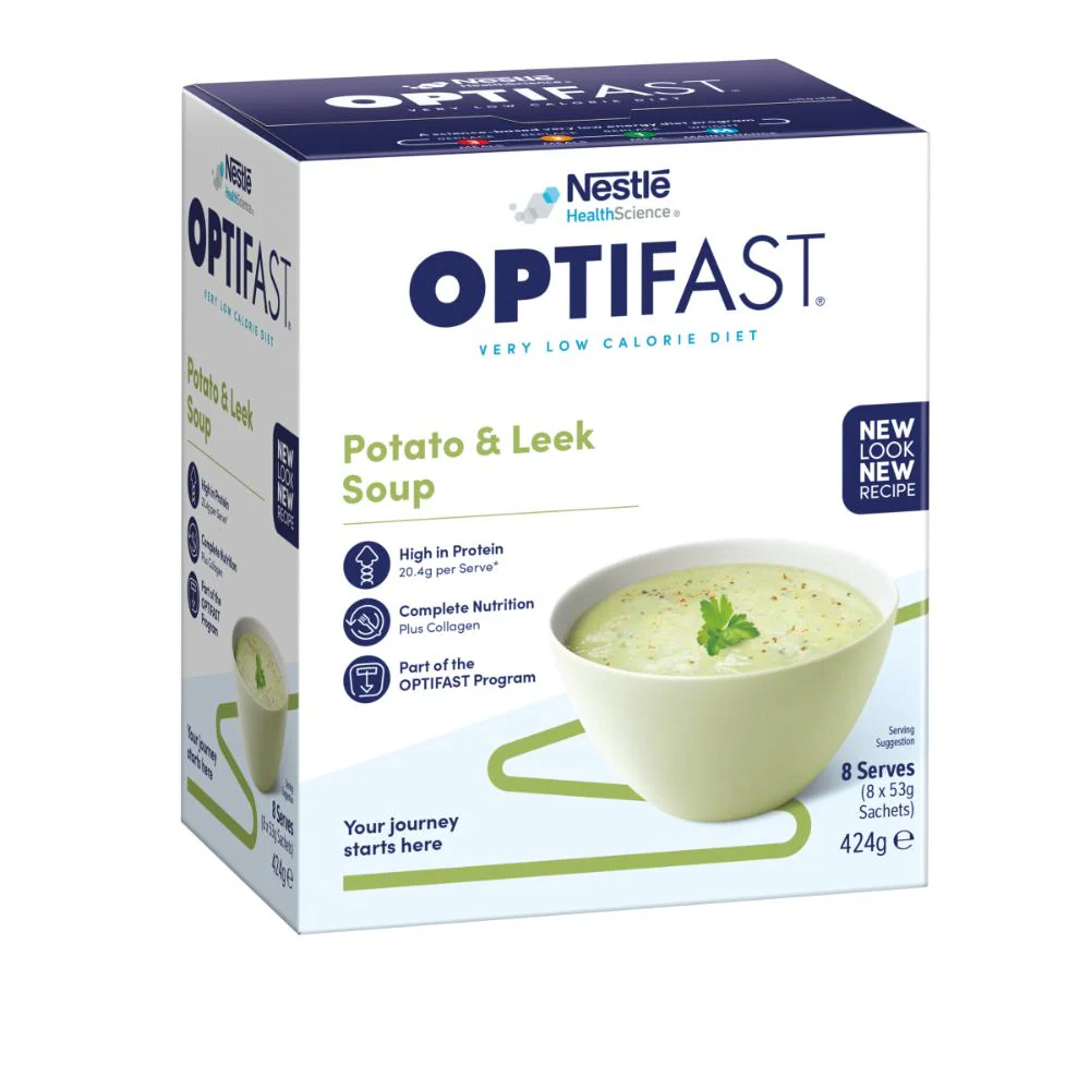Optifast Potato & Leek Soup 8 x 53g 8pk - Image 2